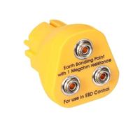 Velleman Spina di terra per tappetino antistatico, Europa, gialla