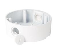 Velleman Staffa di Montaggio per Telecamera di Sicurezza, Adatta per CAMTVI8W1 e CAMCOLD26W, Leggera, Ø 119 x 43 mm, Installazione Semplice, Bianco