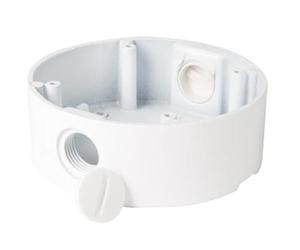 Velleman Staffa di Montaggio per Telecamera di Sicurezza, Adatta per CAMTVI8W1 e CAMCOLD26W, Leggera, Ø 119 x 43 mm, Installazione Semplice, Bianco
