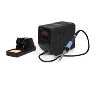 Velleman Stazione di saldatura 90W con display LED ed elemento riscaldante in ceramica, temperatura regolabile 50-480 °C, adatta a professionisti e hobbisti