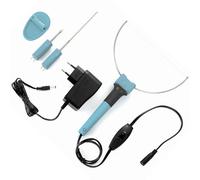 Velleman Taglierina per schiuma 3 in 1 con 3 accessori intercambiabili: filo caldo, coltello caldo e strumento per incisione, incluso un adattatore di alimentazione da 5 V e supporto, 8 W, per