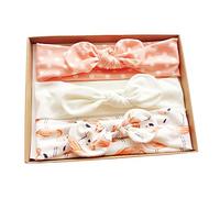 Vellette Fascia Capelli Bimba Cotone Bowknot Elastica Colori Diversi Regalo per Neonate Bambine 3Pcs