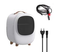 VELLOW Frigorifero Portatile for Auto da 8 Litri, Mini Frigorifero, congelatore, compressore Frigorifero, con Cavo di Alimentazione AC/, Adatto for Auto, Campeggio in Famiglia, Bianco (Color : White)