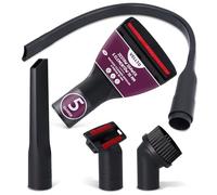Vellto Aspirapolvere Accessori Spazzole Set 5 Pezzi con Adattatore 35 mm Bocchetta Divano Materasso Fessura Spazzola Rotonda Pennello Pulizia Universale