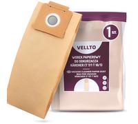 Vellto Sacchetto per Aspirapolvere Compatibili con Kärcher 6.904-333.0 T7/1 Classic T8/1L T9/1 Bp T10/1 Adv Professional T12/1 T15/1 T17/1 Sacchetti di Ricambio Sacca Cartone