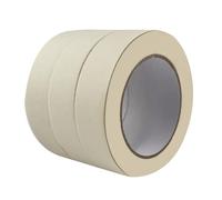 VELLUSTRA Nastro per Mascheratura Standard, Nastro Adesivo, Nastro in Carta per Mascheratura, Rimozione Senza Residui per 2 Giorni, Senza Solventi, per Mascheratura Pittura e Imbiancatura 50m x 30mm