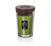 Vellutier Candela Profumata Ancient Oakwoods, Candela in Barattolo, Formulata con Cera Vellutata, Coperchio Legno, Profumata di Quercia, Muschio, Cedro Bianco e Ambra, 16 x 11 cm, Grande, 515g