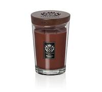 Vellutier Candela Profumata Gentlemen's Lounge, Candela in Barattolo, Specialmente Formulata con Cera Vellutata, Coperchio Legno, Aroma di Bergamotto e Tonka, 16 x 11 cm, Grande, 515 g