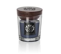 Vellutier Candela Profumata Porto di Amalfi, Candela in Barattolo, Specialmente Formulata con Cera Vellutata, Coperchio Legno, Aroma di Fiori D'arancio e Legno di Teak, 9 x 7 cm, Piccolo, 90 g