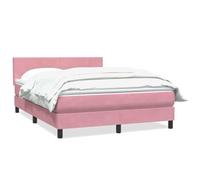 Velluto con molle insacchettate sonno ristoratore 140x220 cm Rosa