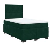 Velluto Morbido con Molle Insacchettate Sonno Ristoratore 120x200 cm Verde