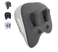 Velmore Pillow Neck & Shoulder Massager, Adaptive Thermoknead 3D System, Velmores Neck Massager with Rolling Nodes, Three Modes and Strengths, Heat, Adjustments, for Necks Relax (Gray)