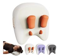 Velmores-Pillow Neck & Shoulder Massager, Velmore 6d Neck Massager With Hot Compress, Three Modes and Strengths for Neck, Shoulder, Legs (White)