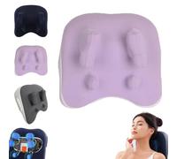 Velmores-Pillow Neck & Shoulder Massager, Velmores-Neck Massager, Neck Massagers Pillow, Three Modes And Strengths, Heat, Adjustments, For Necks Relax (Purple)