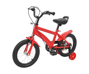 VELo 14 Pollice Manubrio Regolabile, Maniglia Genitore Per Apprendimento | Ciclismo Principiante Con Ruote Stabilizzatrici, Campanello, Telaio Antiurto, Per Passeggiata Parco, Uscita Quartiere O Exe