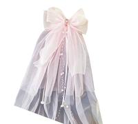 Velo cattolico per comunione con velo per capelli in tulle bianco, per Pasqua ed eventi di nozze, leggero, per bambini