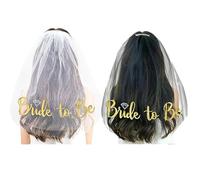 Velo da addio al nubilato per sposa, velo da sposa corto da donna - Velo da sposa elegante Veli da sposa di lusso | Velo da addio al nubilato per copricapo da sposa chic, velo da sposa