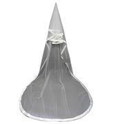 Velo da Sposa a Uno Strato con Bordo in Nastro di Raso Veli da Sposa Senza Pettine for Copricapo da Sposa for la Festa Nuziale(300cm)