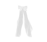 Velo da sposa Clip per capelli per sposa nastro corto sottile capelli bowknot ragazza sposa accessori da sposa testa