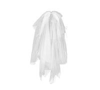 Velo da sposa Clip per capelli per sposa nastro corto sottile capelli bowknot ragazza sposa accessori da sposa testa