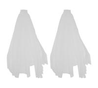 Velo da sposa corto in tulle semplice 2X Velo da sposa bianco per accesso alla sposa