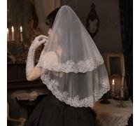 Velo da Sposa Gotico o Guanti in Pizzo, Accessori Cosplay Lolita, per