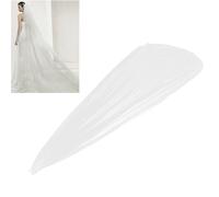Velo da sposa lungo 3 metri Velo da ponte a soffietto a un piano Soft Tulle