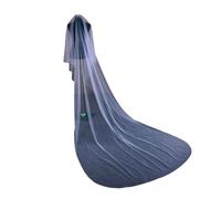 Velo da sposa, Velo da sposa minimalista a 2 livelli Velo for sposa Addio al nubilato Accessori for sposa Veli da sposa con pettine Velo lungo(300cm)