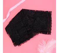 Velo di pizzo cattolico musulmano Veli da sposa neri Copricapo Sciarpa di massa