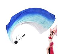 Velo di Seta da Ballo, Elegante Sciarpa Poi, Accessorio colorato Streamer | Flusso graduale delle Senza intoppi migliorando Le Prestazioni, Leggero Accessorio Artistico Ideale per Danza del