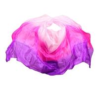 Velo Di Seta Danza Del Ventre Veli di seta veri, sciarpe tinte a mano, scialli da ballo, veli(Color 19-dz,XL-300x114cm)