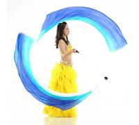 Velo di seta fluido poi lancia palline per accessori per costumi di danza del