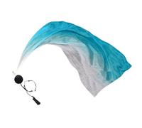 Velo di seta Poi, Velo Poi, Swing Balls Bandiere da ballo in seta | Velo colorato per danza del ventre, bellissime bandiere di culto con gradiente di colore per chiesa di danza, spettacoli tribali