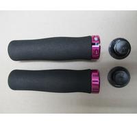 Velo Lock On 1-Bolt Manopole Grigio-Porpora 76 Grammi Nuovo