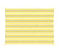 Velo ombra giallo e bianco 8 x 6 m poliestere Oxford