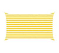 Velo Ombre poliestere Oxford 3,5 x 2 m giallo e bianco
