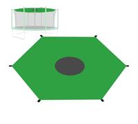 Velo per trampolino - Velo per trampolino protezione solare - Tela antistrappo pieghevole e bloccante per giardino e sport all'aperto