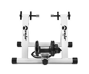 Velo Pro Turbo Trainer | Cyclette Magnetica a Resistenza Variabile per Bici da Strada e Montagna | Allenatore per Bici Stazionaria | Telaio in Acciaio Pieghevole | 26 "- 28 ", Ruota 700c
