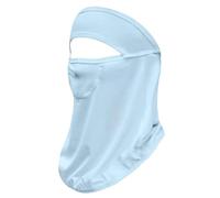 Velo protettivo solare per il viso, 2 pezzi di protezione solare in seta ghiaccio for maschera copertura collo regolabile multicolore