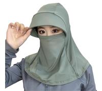 Velo protettivo solare per il viso, Ghetta for il collo della maschera for viso da ciclismo for protezione solare donna multicolore 2 pezzi