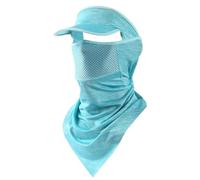 Velo protettivo solare per il viso, Maschera for protezione solare in seta di ghiaccio traspirante Sciarpa da collo multicolore ad asciugatura rapida