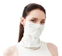 Velo protettivo solare per il viso, Maschera solare estiva in seta ghiaccio multicolore 2 pezzi