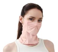 Velo protettivo solare per il viso, Maschera solare estiva in seta ghiaccio multicolore 2 pezzi