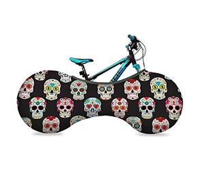 Velo Sock - Copri bici unisex con teschi, taglia unica, (Ronyblack)