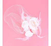 Velo Sposa Cerchietto Da Corto Copricapo Della Attaccato Ad Una Fascia