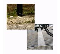 Velo-tool Supporto invisibile per bicicletta, Velo-Stand disponibile in 2 misure, piccolo, grande, in acrilico trasparente, spessore 4 mm, supporto fotografico, social media, influencer post e