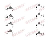 Veloce Brake 109-1697 Set Accessori Pastiglia Freno a Disco Frontale per Kia