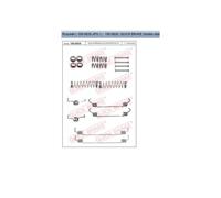 Veloce Freno 105-0835 Set Accessori Ceppi Post. per Opel Peugeot Citroen DS
