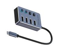Veloce Velocità USB3.0 Splitter 4/7/10 Port Adapter Durability Alluminio Per Dati E Ricarica Ha Bisogno 5Gbps