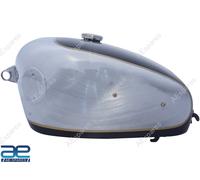 Serbatoio Benzina Velocette Venom Acciaio Cromato Nero Con Tappo